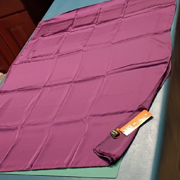 Purple Silk Scarf - Picture 1 of 6
